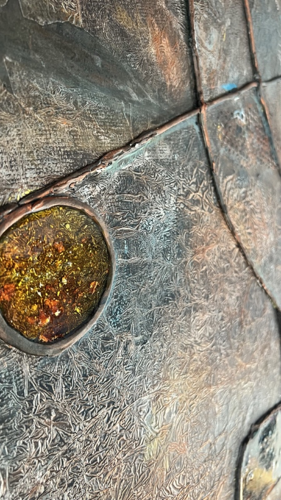 Copper Abstraction — close-up view